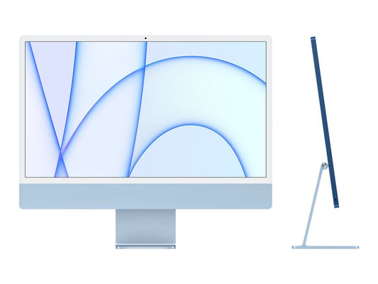 iMac 24 - Puce M1<br> 4 ports - 8Go - 256Go - Bleu