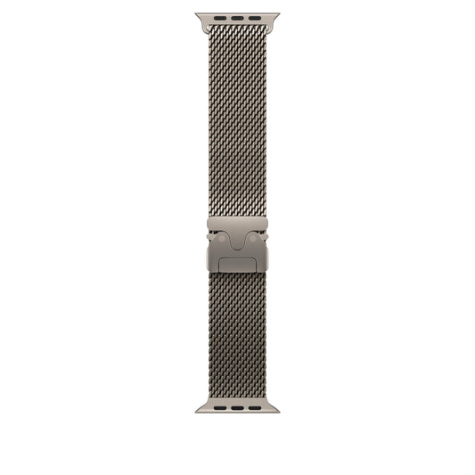 Bracelet Milanais - 49 mm - Titane naturel - Large