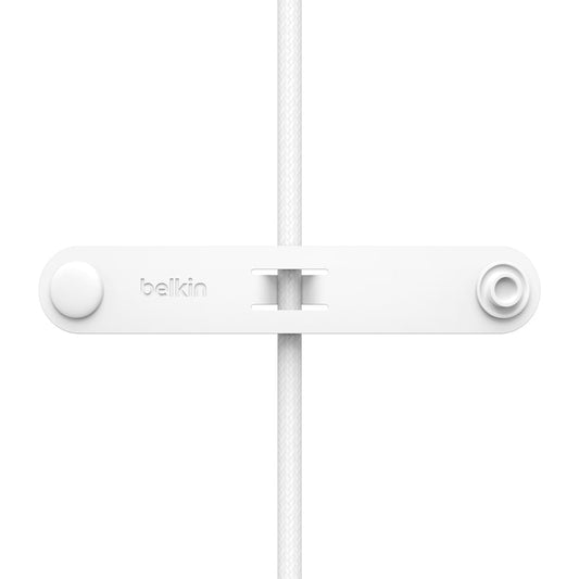 Belkin - Câble 2-en-1 tressé - USB-C vers USB-C/Lightning (60W) - 1,5 m - Blanc