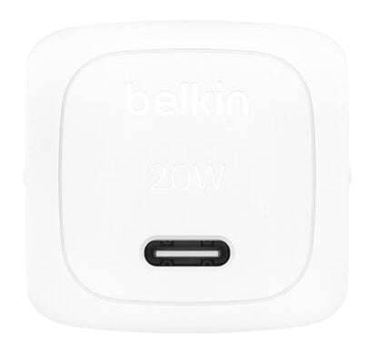 Belkin - Chargeur secteur cube USB-C - 20W - Blanc