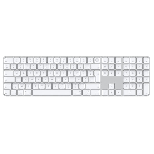 Magic Keyboard avec Touch ID et pavé numérique pour Mac avec puce Apple - Français - Blanc