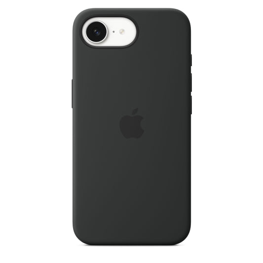 Coque en silicone pour iPhone 16e - Noir
