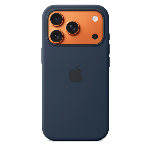 Coque en silicone MagSafe pour iPhone 17 Pro - Minuit