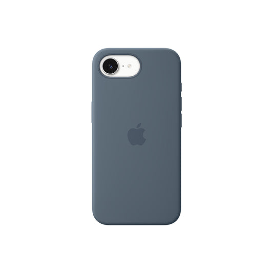 Apple - Coque en silicone MagSafe pour iPhone 17e - Bleu maritime