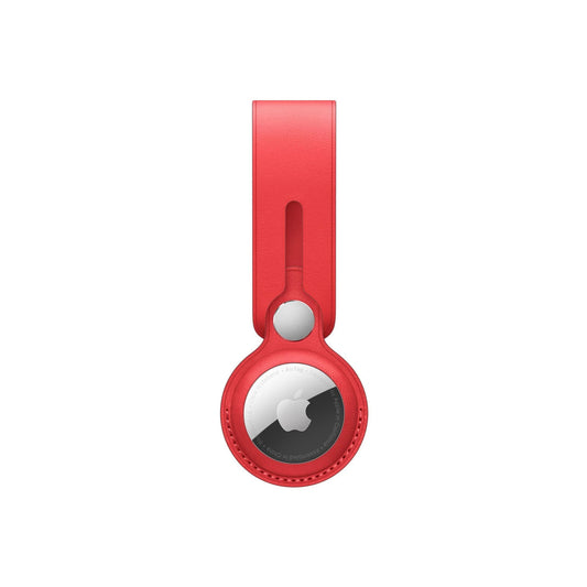 Lanière en cuir AirTag - (PRODUCT)RED