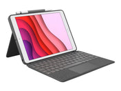 Logitech - Combo Touch iPad 10,9" (10è et 11è Gen) -  Clavier Français - Gris Oxford