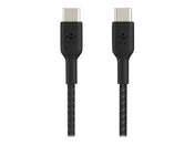 Belkin - Câble tressé USB-C vers USB-C (60W) - 1 m - Noir