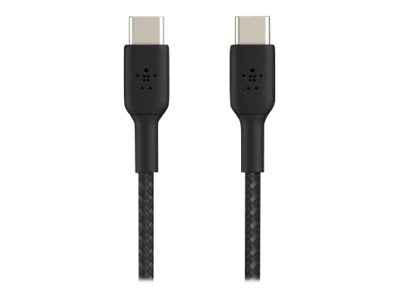 Belkin - Câble tressé USB-C vers USB-C (60W) - 1 m - Noir