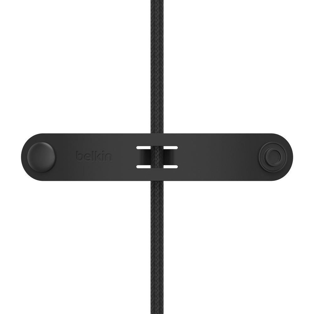 Belkin - Câble 2-en-1 tressé  - USB-C vers USB-C/Lightning (60W) - 1,5 m - Noir