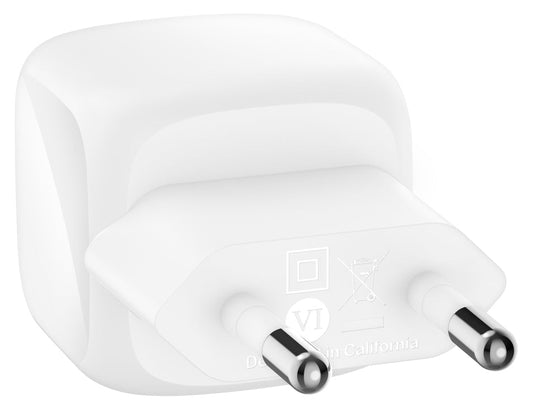 Belkin - Chargeur secteur cube USB-C - 30W - Blanc