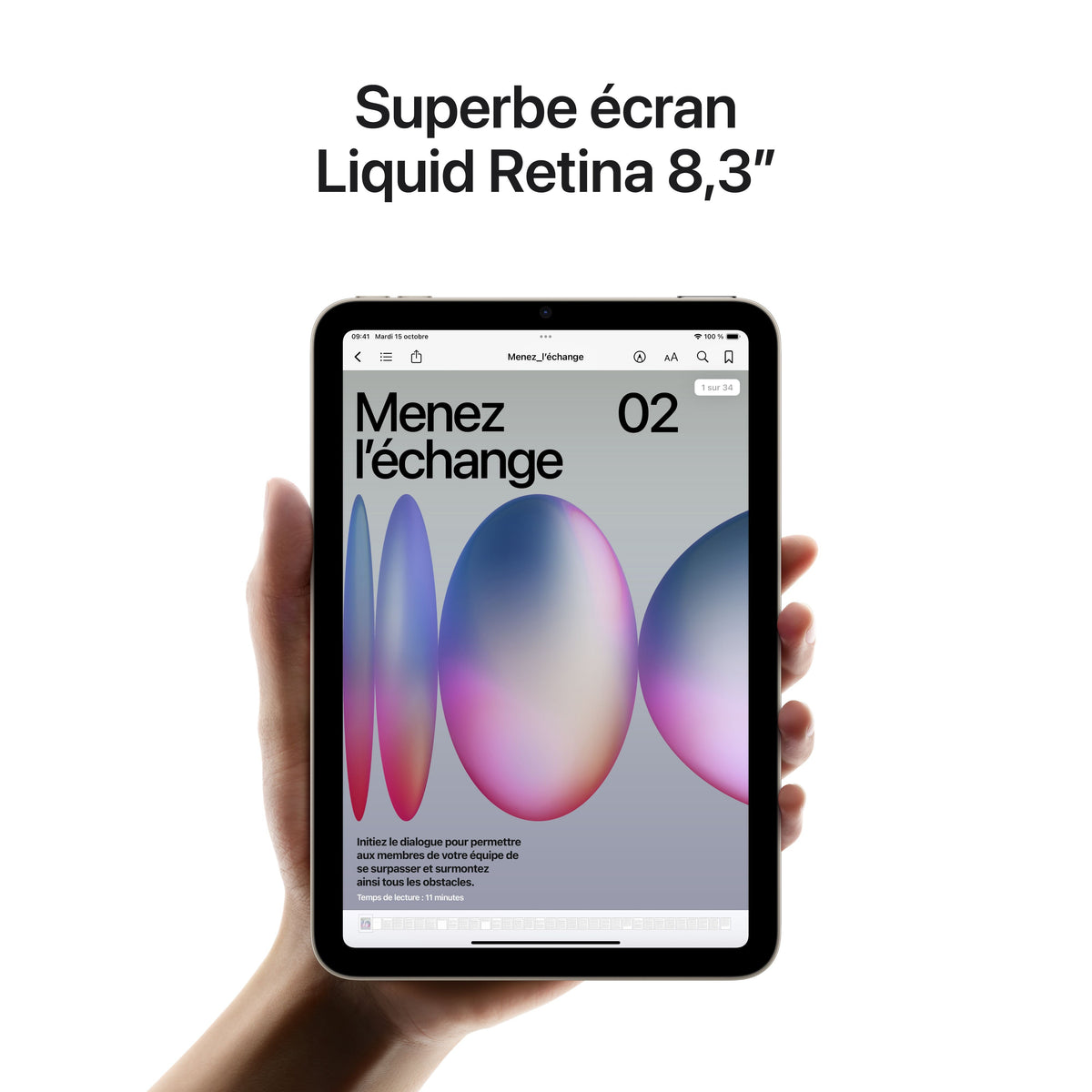 iPad mini (A17 Pro) - Wi-Fi - 512 Go - Mauve