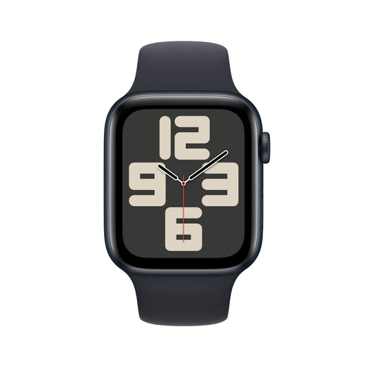 Apple Watch SE (2nd Gen) - GPS 44 mm - Boîtier Aluminium Minuit - Bracelet Sport Minuit - M/L