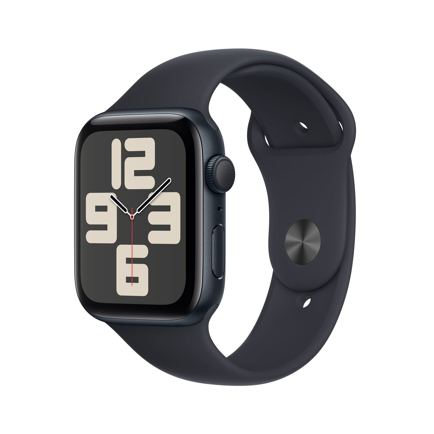 Apple Watch SE (2nd Gen) - GPS 44 mm - Boîtier Aluminium Minuit - Bracelet Sport Minuit - M/L