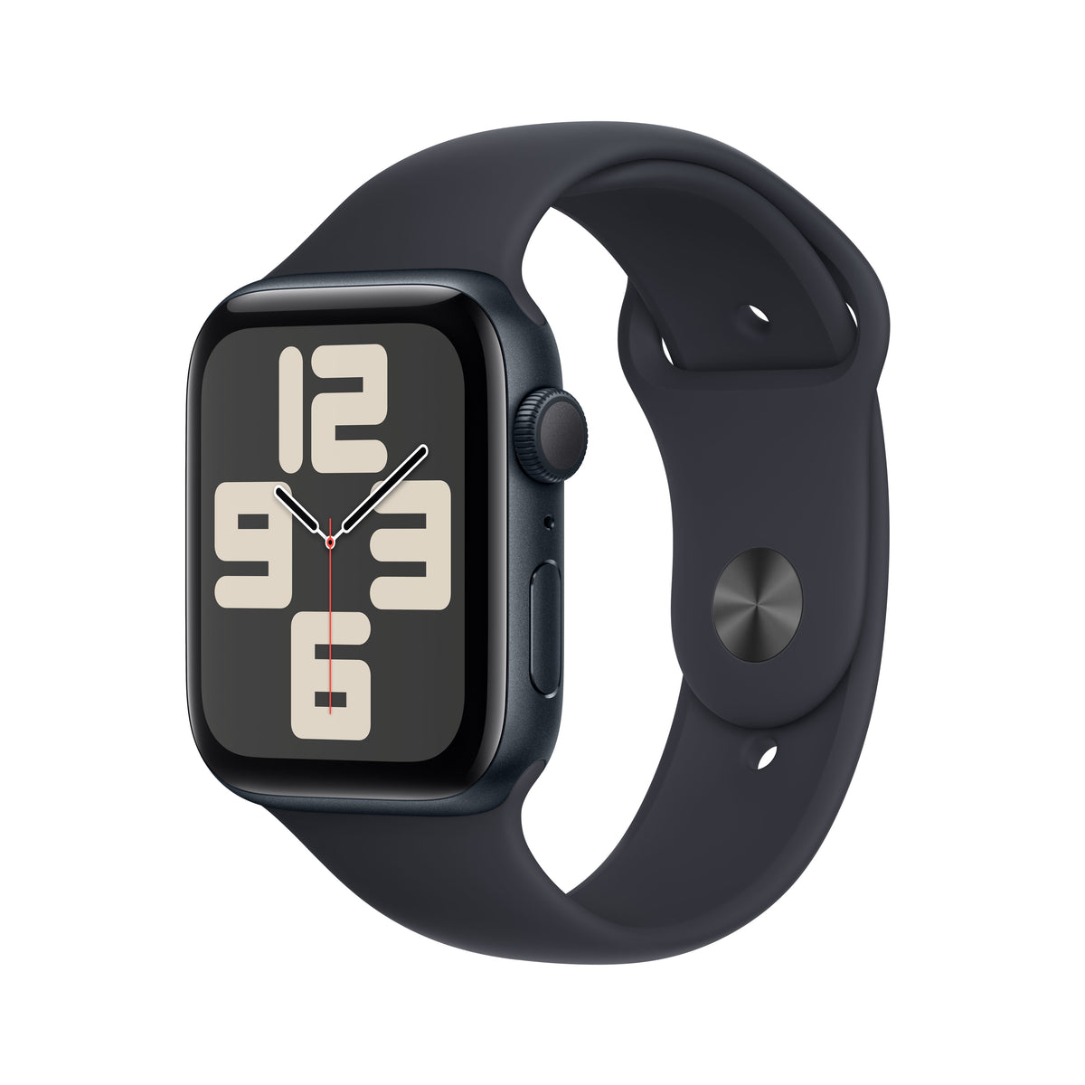 Apple Watch SE (2nd Gen) - GPS 44 mm - Boîtier Aluminium Minuit - Bracelet Sport Minuit - M/L