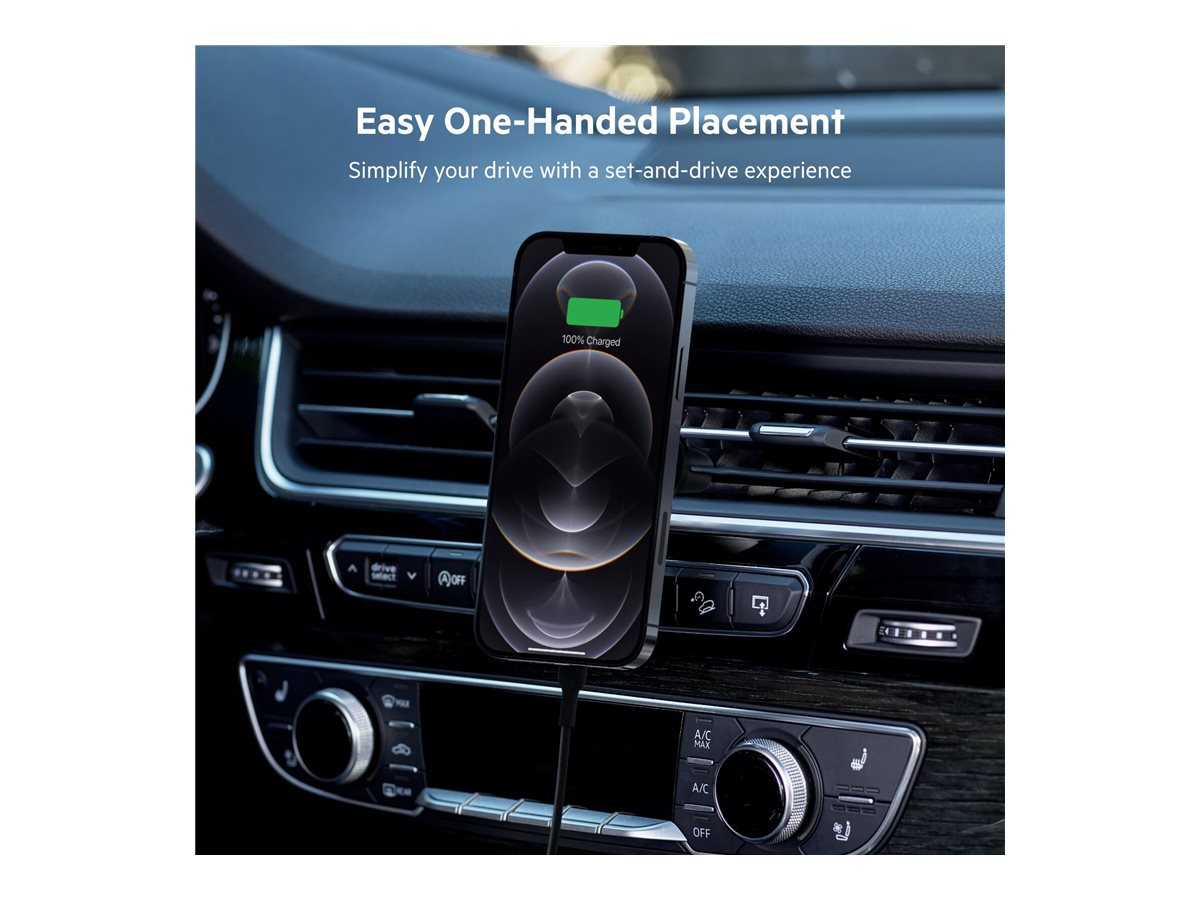 Belkin - Support de voiture avec charge MagSafe 10W