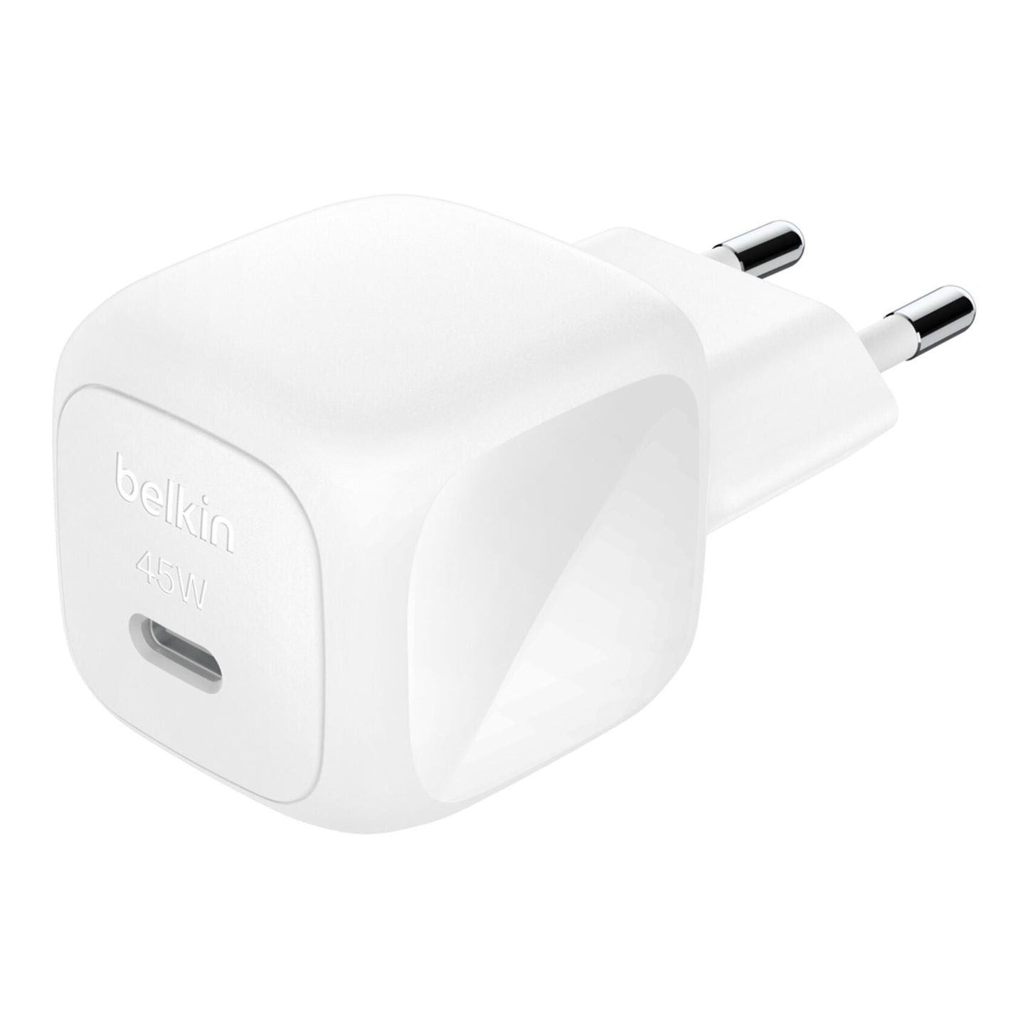 Belkin - Chargeur secteur cube USB-C 45W - Blanc