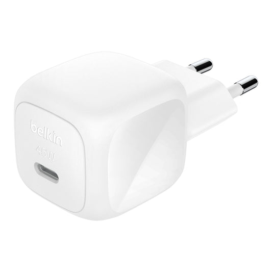 Belkin - Chargeur secteur cube USB-C 45W - Blanc