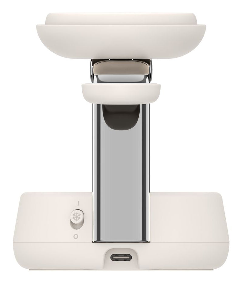 Belkin - Station de recharge 3-en-1 avec MagSafe - Qi2 25W - Sable