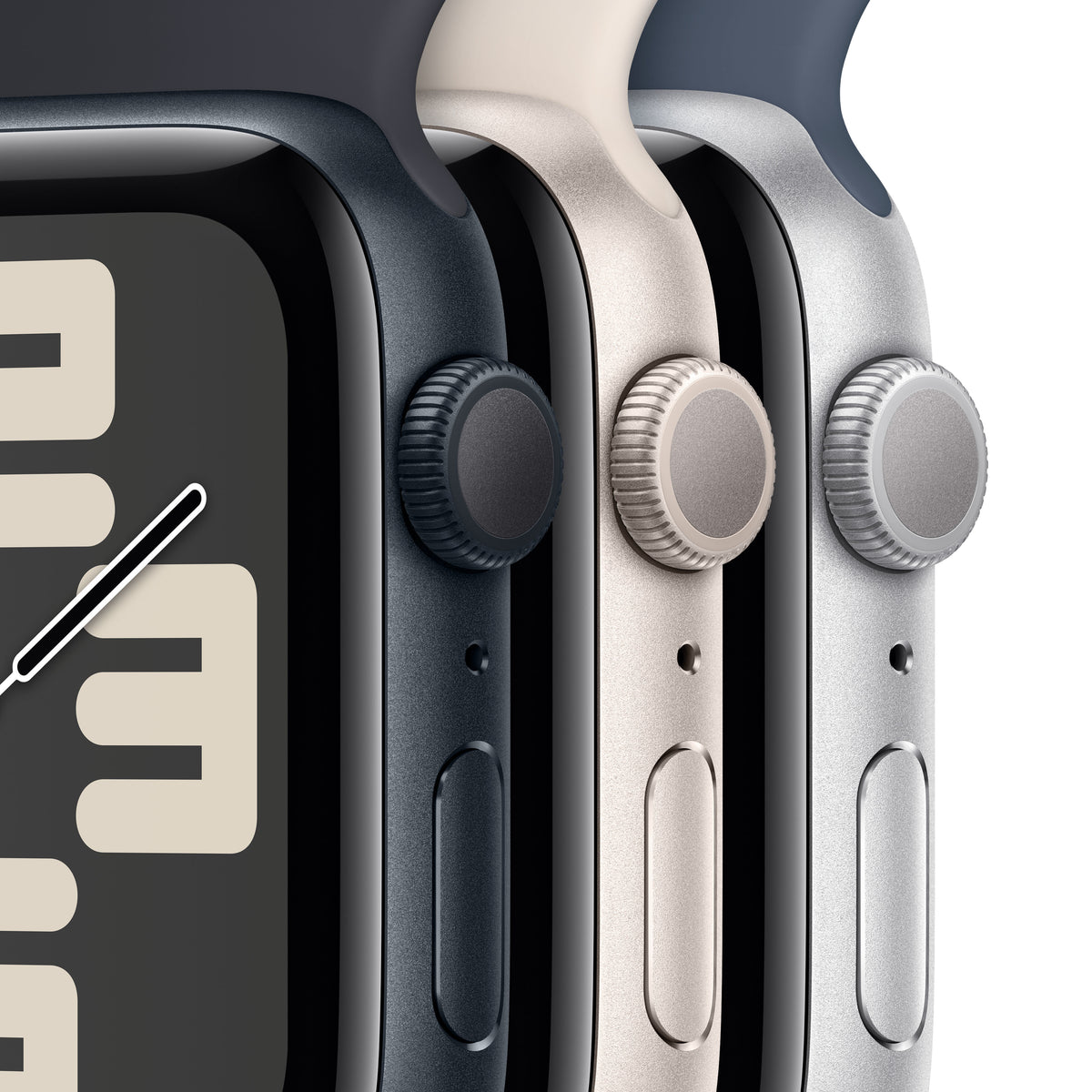 Apple Watch SE (2nd Gen) - GPS 44 mm - Boîtier Aluminium Minuit - Bracelet Sport Minuit - M/L
