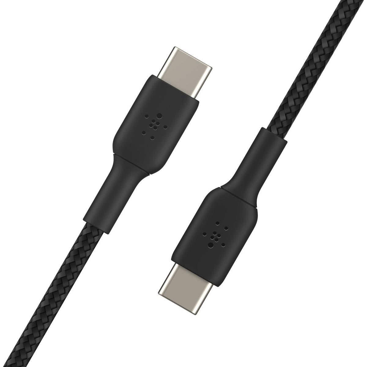 Belkin - Câble tressé USB-C vers USB-C (60W) - 2 m - Noir