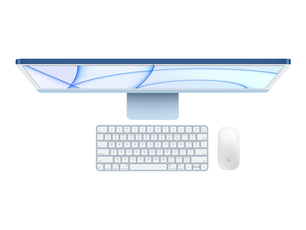 iMac 24" Retina 4,5K - 2021 - Apple M1 [CPU 8c + GPU 8c] - 8 Go - 512 Go - Bleu