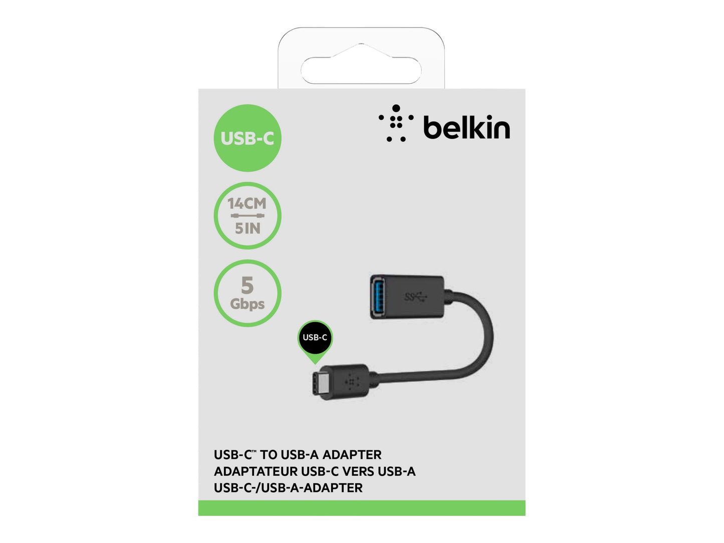 Belkin - Adaptateur USB-C vers USB-A