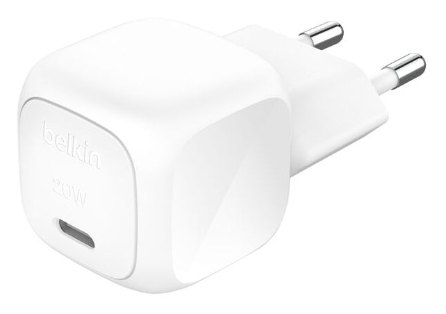 Belkin - Chargeur secteur cube USB-C - 20W - Blanc