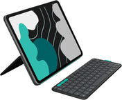 Logitech - Flip Folio pour iPad Air 13" (M2 à M4) et iPad Pro 13" (M4/M5) - Graphite