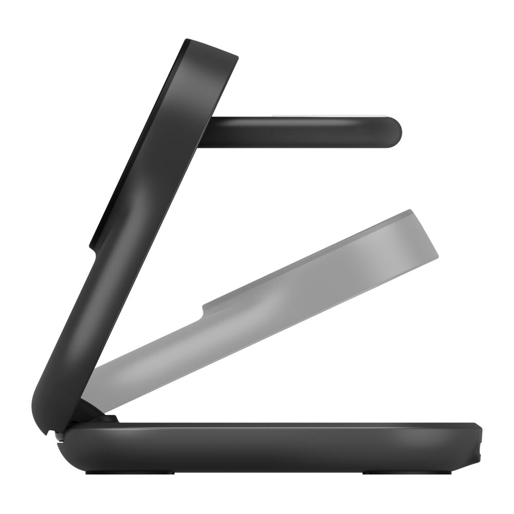 Belkin - Socle de recharge 3-en-1 aimanté et pliable - Qi2 25W - Noir