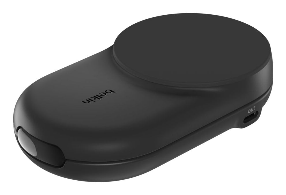 Belkin - Socle de recharge 2-en-1 aimanté et pliable - Qi2 25W - Noir