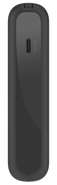 Belkin - Batterie externe 10K, avec câble USB-C intégré - PD20W - Noir