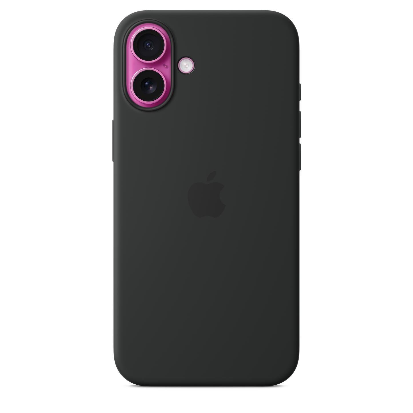Coque silicone avec MagSafe iPhone 16 Plus - Noir