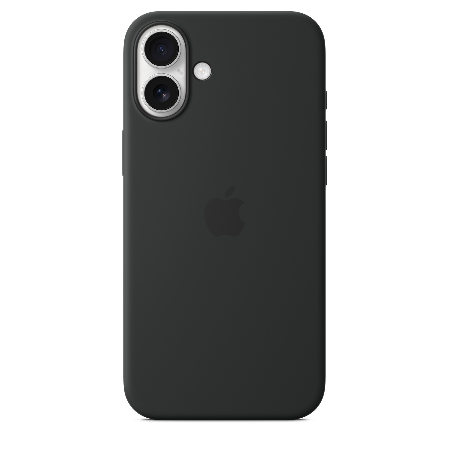 Coque silicone avec MagSafe iPhone 16 Plus - Noir