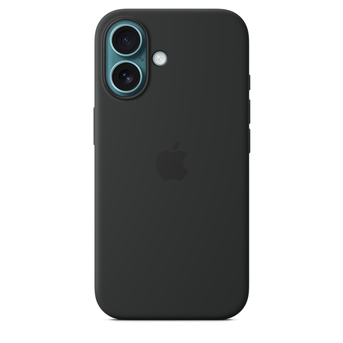 Coque silicone avec MagSafe iPhone 16 - Noir