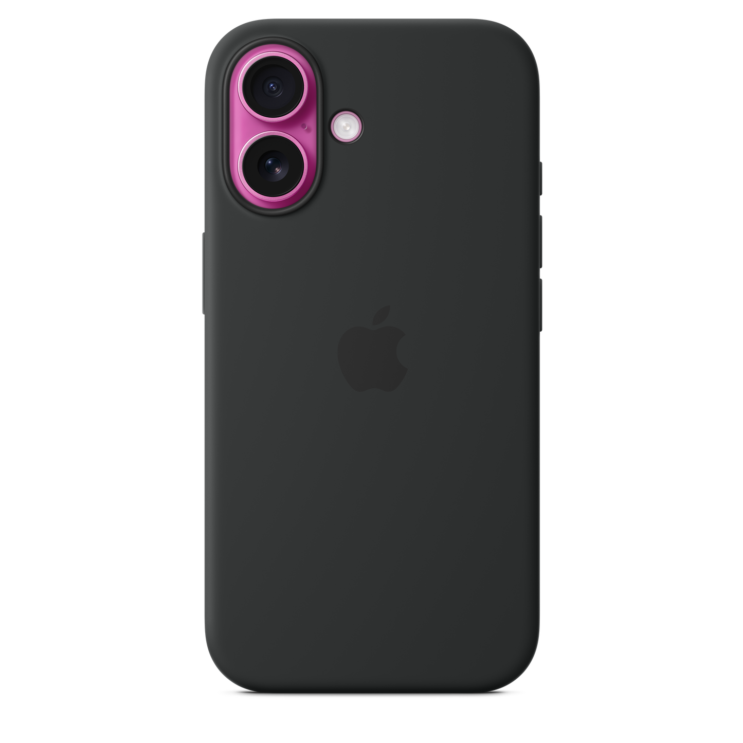 Coque silicone avec MagSafe iPhone 16 - Noir