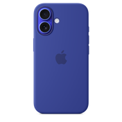 Coque silicone avec MagSafe iPhone 16 - Outremer