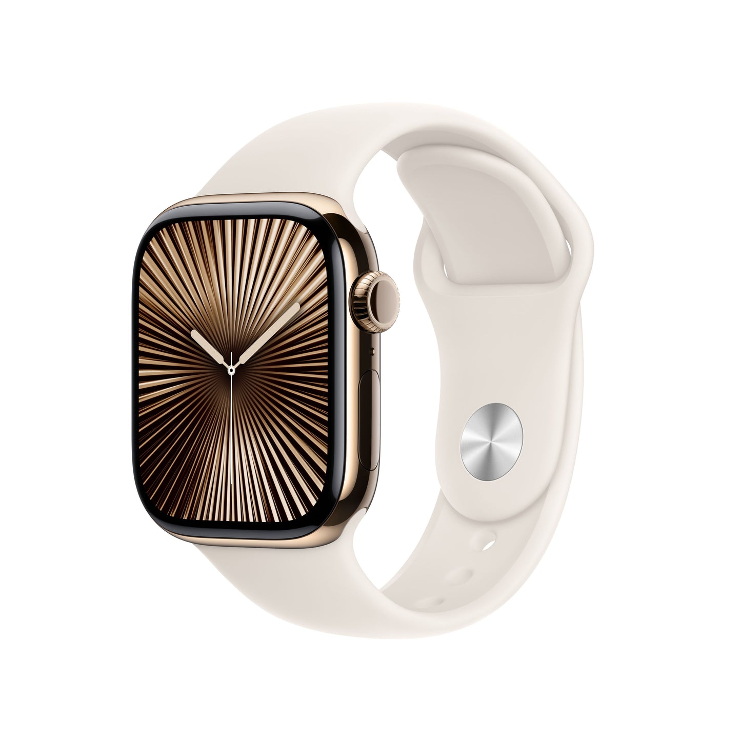 Apple_Watch_Series_10_42mm_LTE_Gold_Titanium_Sport_Band_Starlight_PDP_Image_Position_1__FRFR