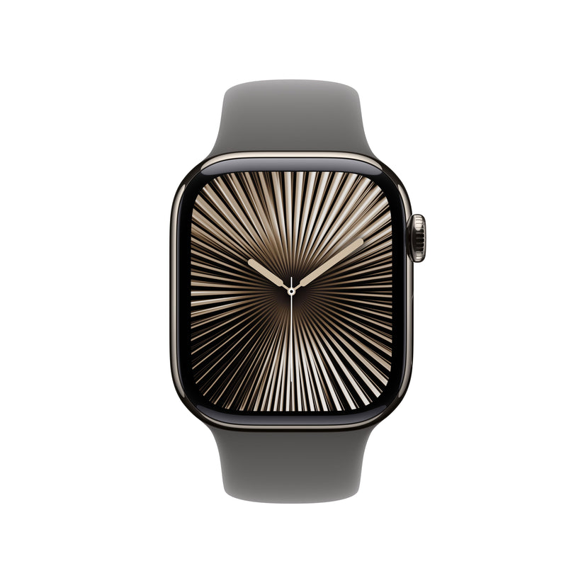 Apple_Watch_Series_10_42mm_LTE_Natural_Titanium_Sport_Band_Stone_Gray_PDP_Image_Position_2__FRFR