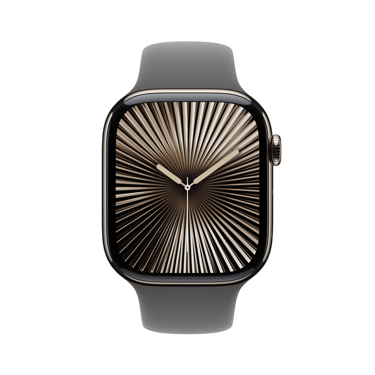 Apple_Watch_Series_10_46mm_LTE_Natural_Titanium_Sport_Band_Stone_Gray_PDP_Image_Position_2__FRFR