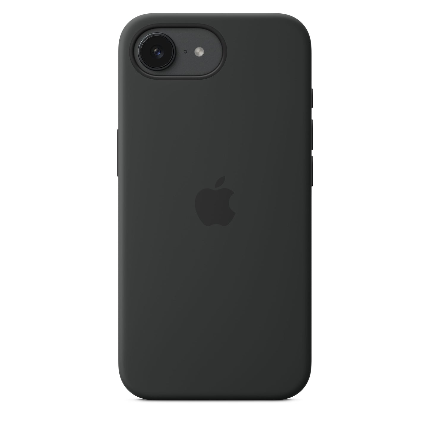 Coque en silicone pour iPhone 16e - Noir
