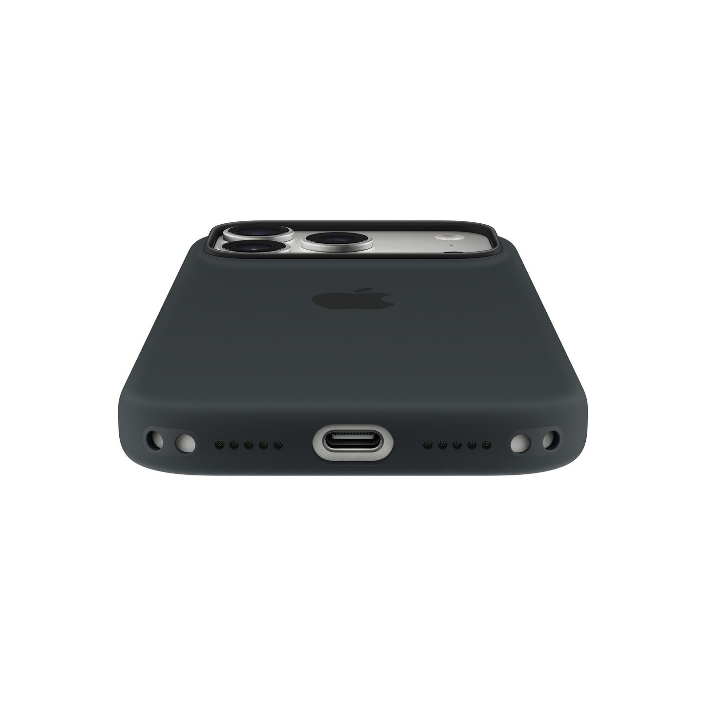 Coque en silicone MagSafe pour iPhone 17 Pro - Noir