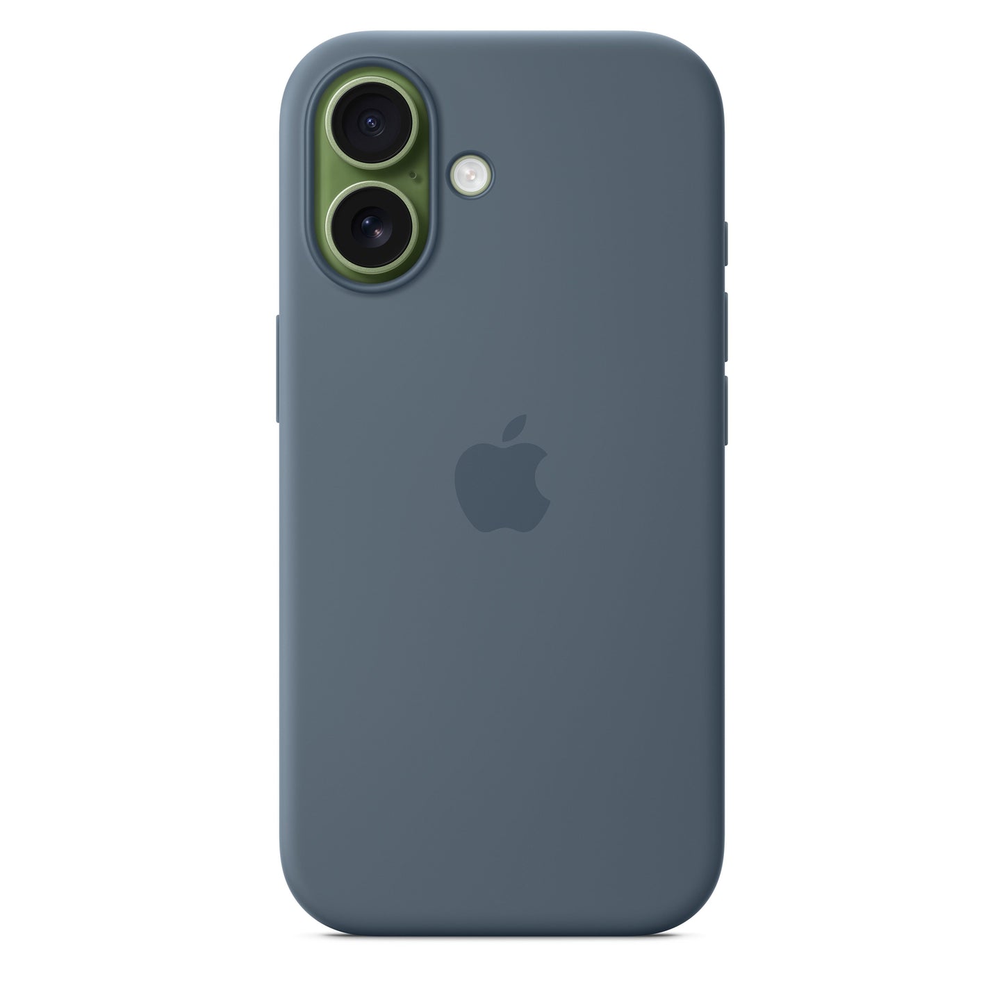 Coque en silicone MagSafe pour iPhone 17 - Bleu maritime