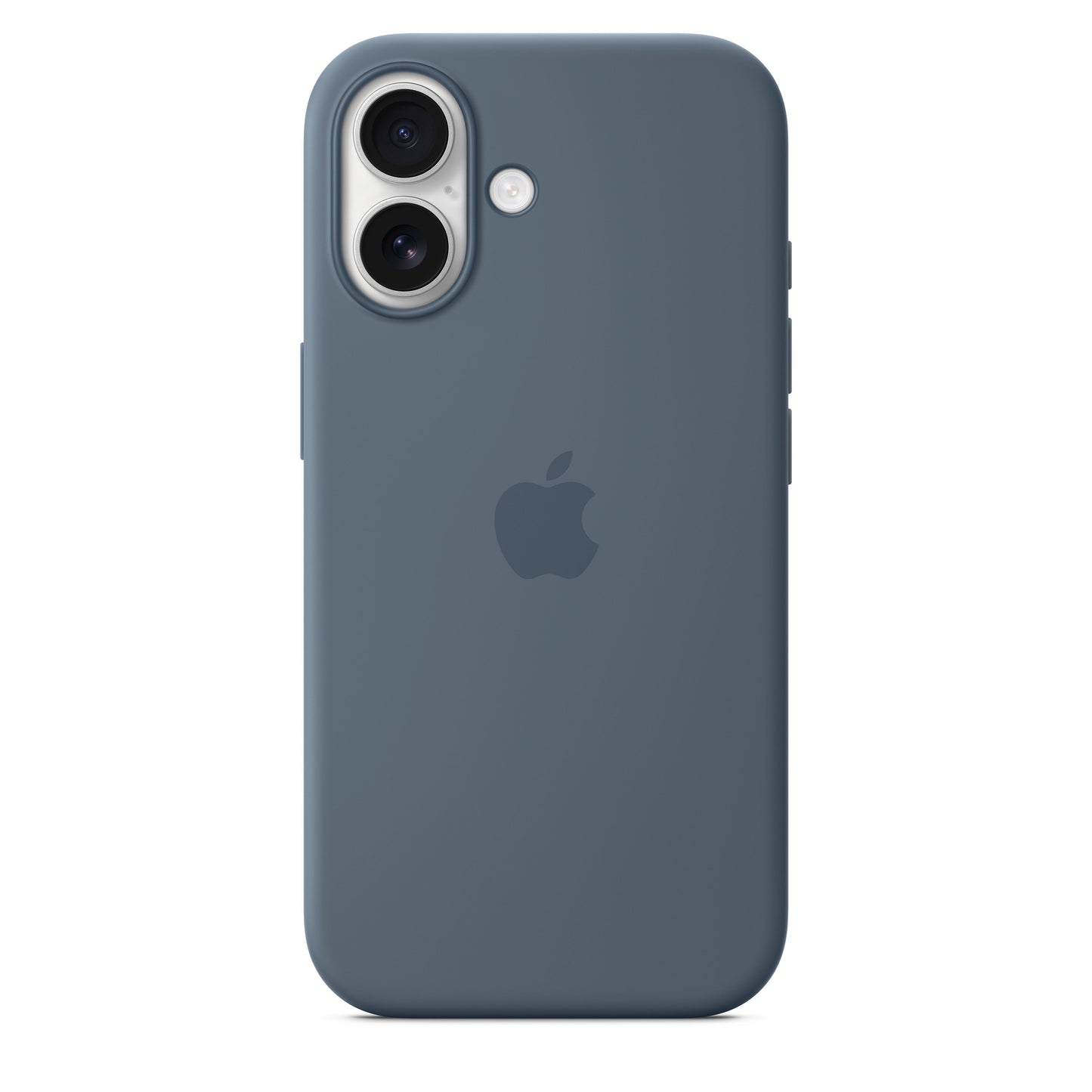 Coque en silicone MagSafe pour iPhone 17 - Bleu maritime