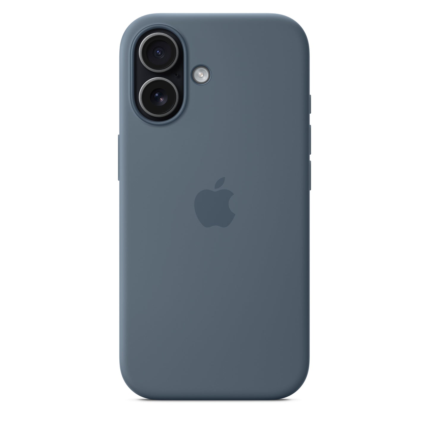 Coque en silicone MagSafe pour iPhone 17 - Bleu maritime