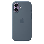 Coque en silicone MagSafe pour iPhone 17 - Bleu maritime