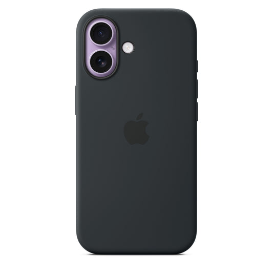 Coque en silicone MagSafe pour iPhone 17 - Noir