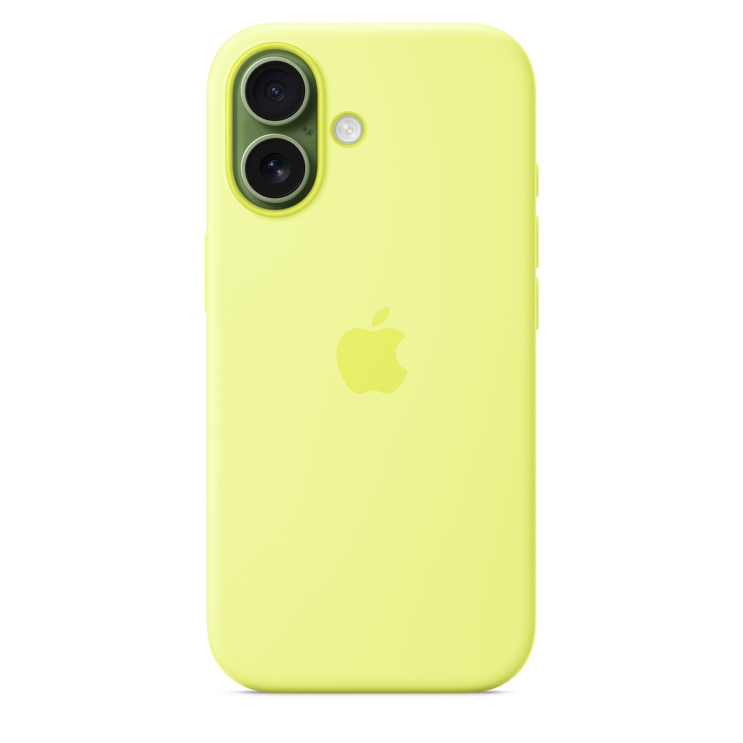 Coque en silicone MagSafe pour iPhone 17 - Jaune fluo