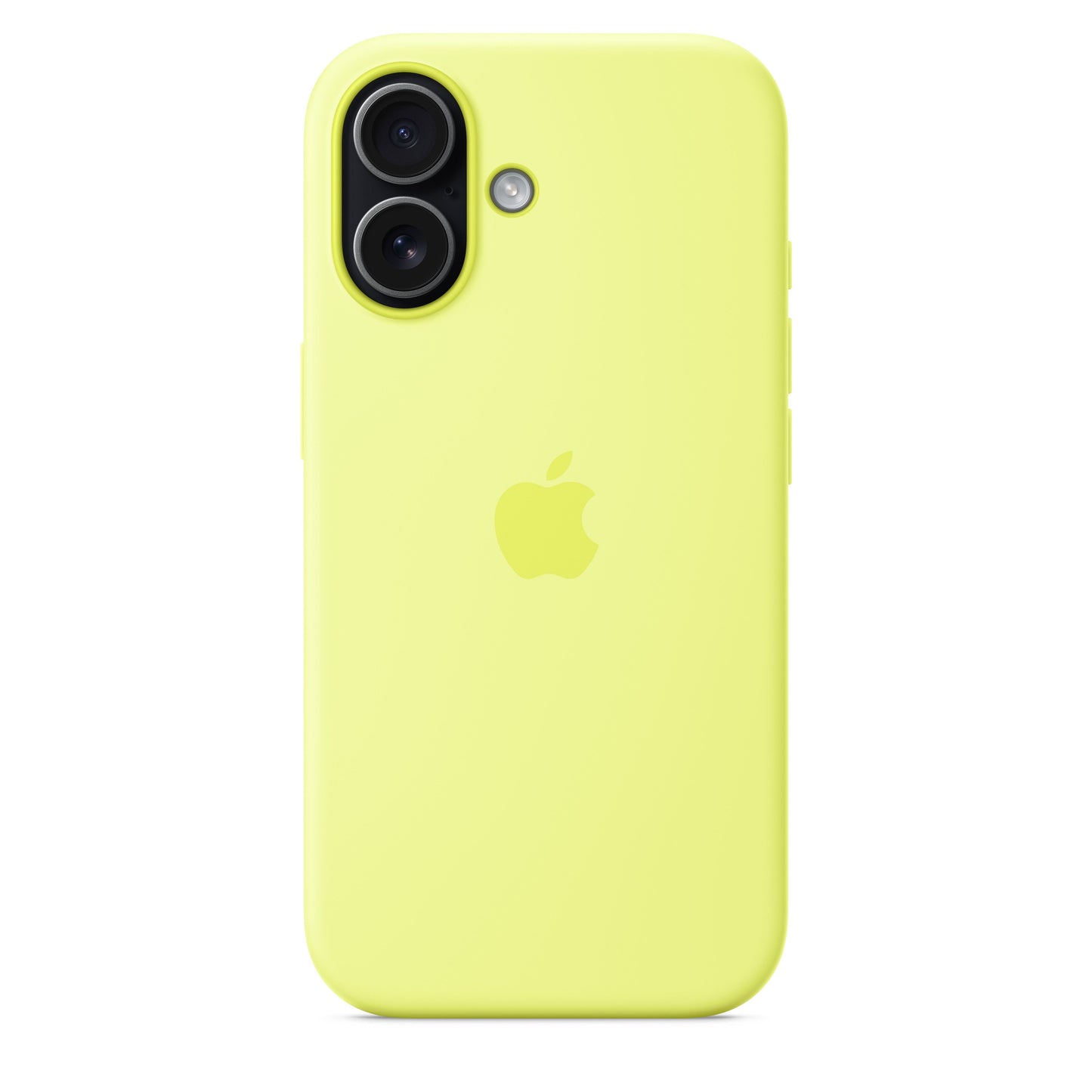 Coque en silicone MagSafe pour iPhone 17 - Jaune fluo