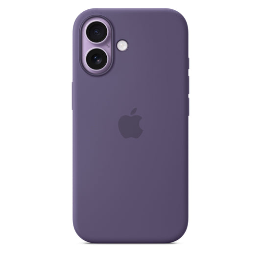 Coque en silicone MagSafe pour iPhone 17 - Brume violette