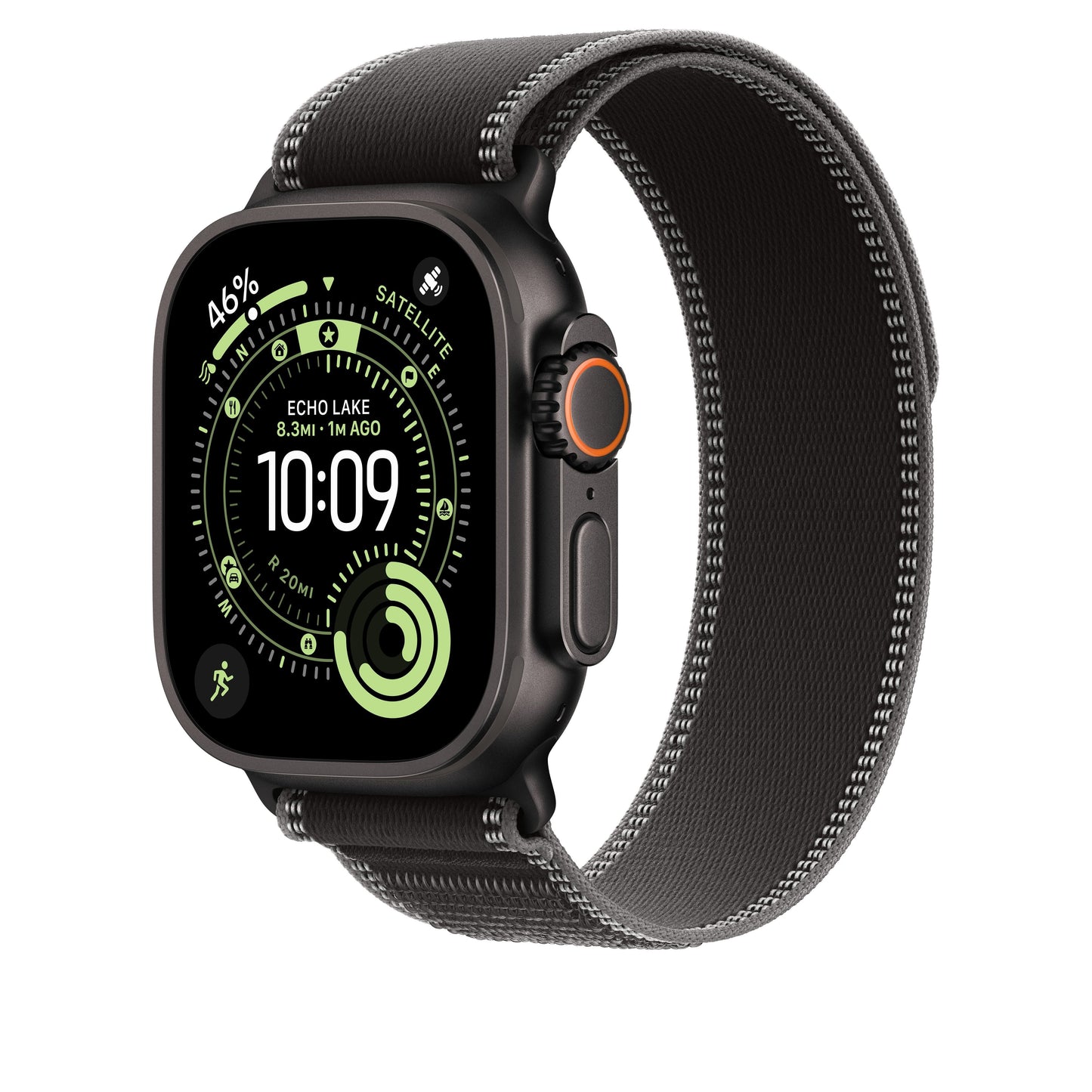 Boucle Trail finition titane noir - 49 mm - Noir/charbon - M/L